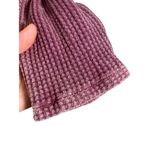 Retro Waffle Knit Shacket Pink M Oversized Neutral Preppy Boho Western Classic - Picture 3 of 9